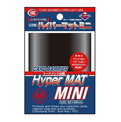Sleeves KMC Hyper Black Mini