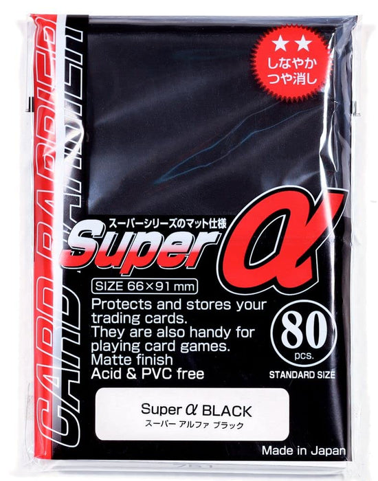 KMC Card Barrier Super Alpha Black 80Pcs