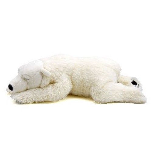 Carolata Corporation Echtes Plüschtier Eisbär schlafend / Elternteil