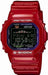 Casio G-shock G-lide Gwx-5600c-4jf Tide Graph & Moon Data Men's Watch Red - Japan Figure
