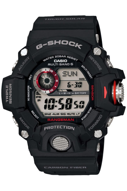 Casio G-Shock Rangeman GW-9400J-1JF Radio Solar Watch in Black- Japan Figure Store - #1 Bring To You The Best Japanese Goods