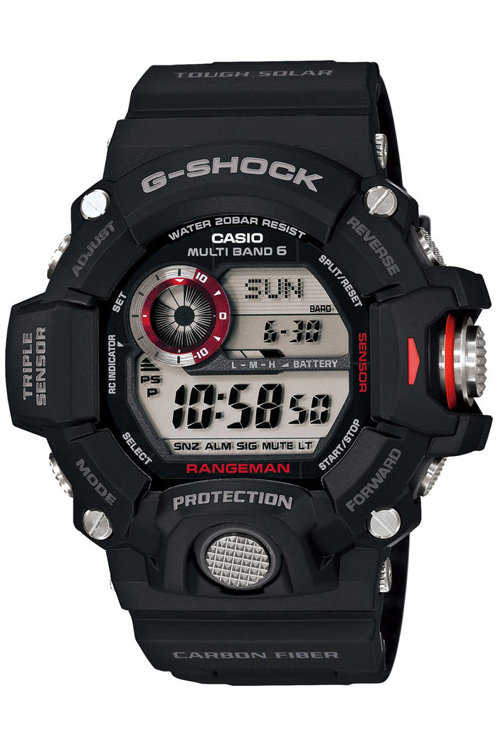 Casio G-Shock Rangeman GW-9400J-1JF Radio Solar Watch in Black- Japan Figure Store - #1 Bring To You The Best Japanese Goods
