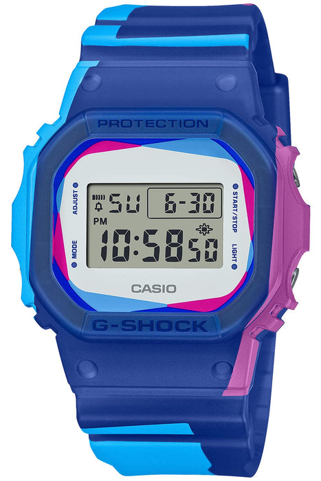 G-Shock by Casio Montre multicolore pour homme DWE-5600PR-2JR Coffret avec pièces supplémentaires