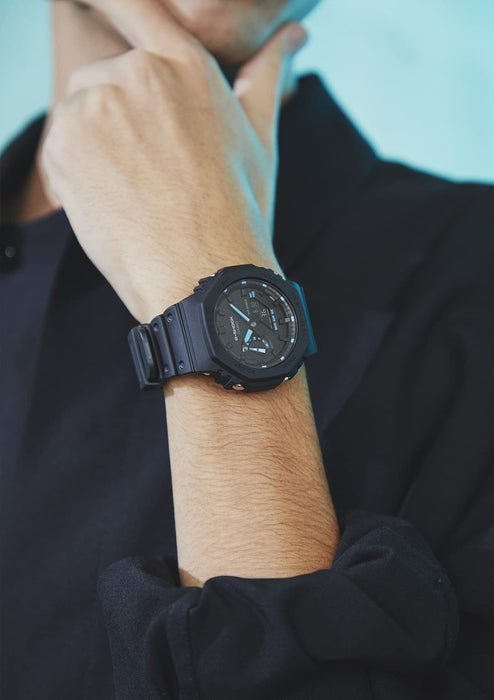 Casio G-Shock Men's Black Watch with Carbon Core Guard Ga-2100-1Ajf Domestic Genuine Product