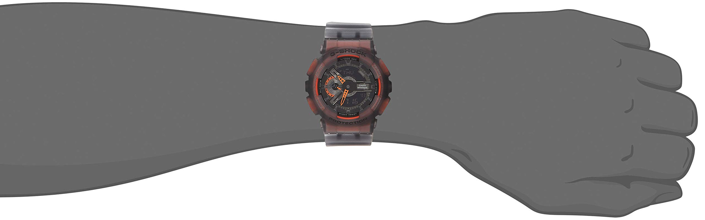 Casio G-Shock Men's Color Skeleton GA-110LS-1AJF Series Genuine Domestic Watch