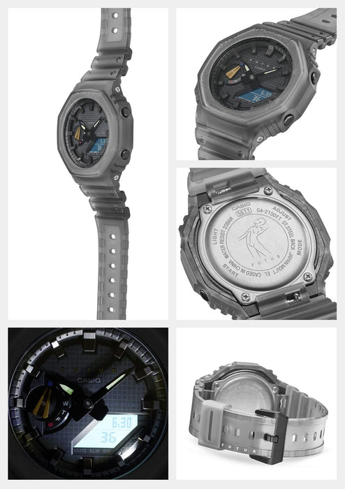 Casio G-Shock GA-2100FT-8AJR Men's Black Watch Authentic Domestic G-Shock Futur Collaboration Model