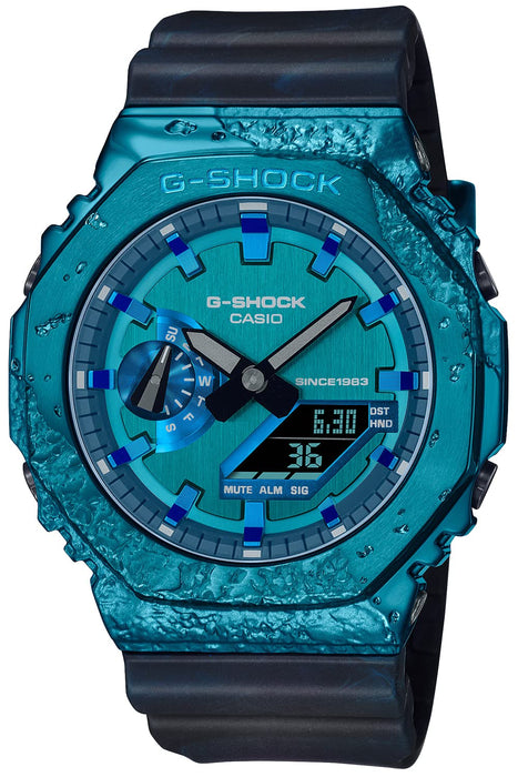 Casio G-Shock Herren-Armbanduhr GM-2140GEM-2AJR, 40. Jubiläum, Adventurer's Stone Edition, schwarz