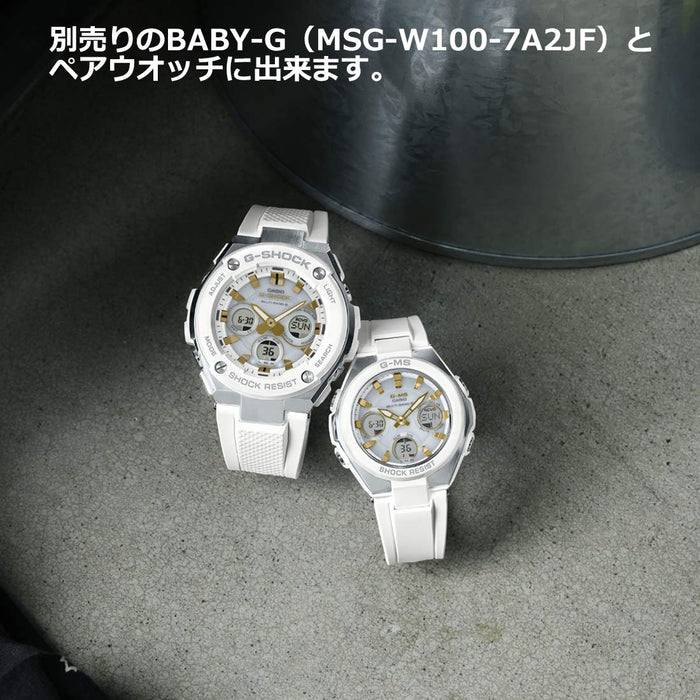 Casio G-Shock G-Steel Mens White Watch Solar Radio GST-W300-7AJF Genuine Domestic Product