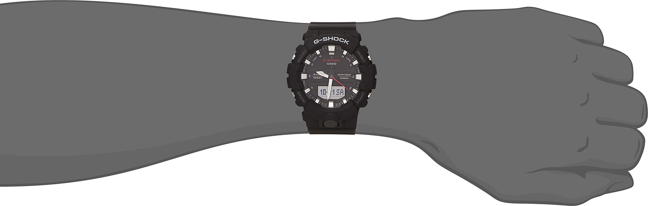 Casio G-Shock Ga-800-1Ajf Men's Watch Authentic Domestic Black Model