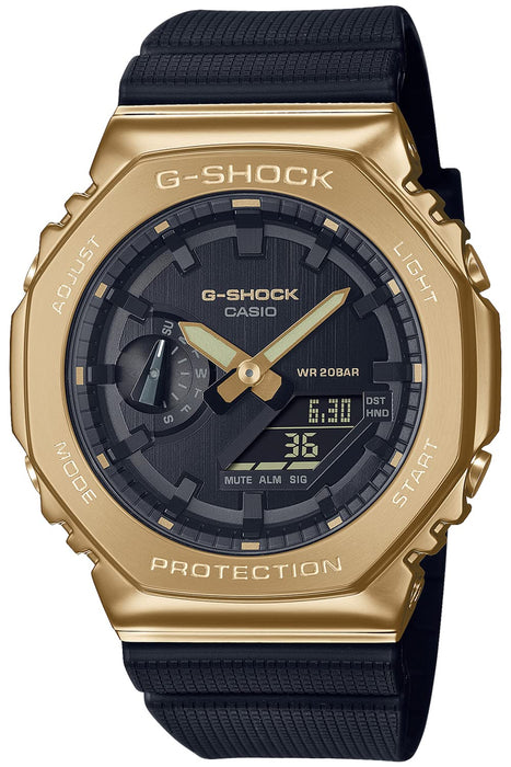 Casio G-Shock GM-2100G-1A9JF Metal Covered Men's Watch in Black Genuine Product
