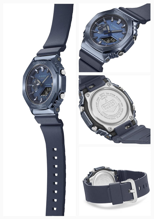 G-Shock Casio Men's Watch GM-2100N-2Ajf in Blue Metal Covered Authentic Domestic Product