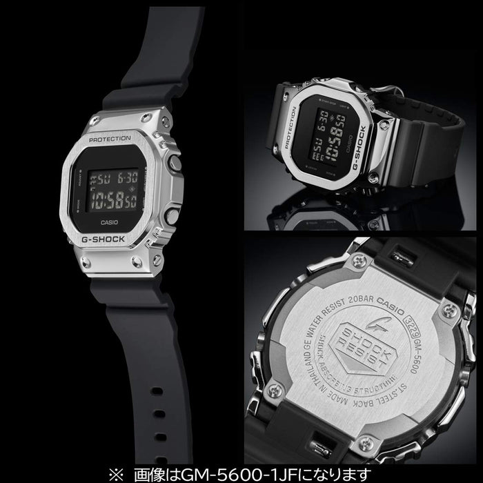 Casio G-Shock Men's Black Watch GM-5600B-1JF Metal Covered Domestic Genuine Product