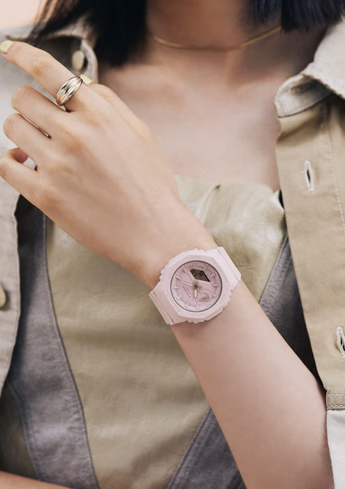 G-Shock Casio Women's Mid Size Watch Model Gma-S2100Ba-4Ajf in Pink Domestic Genuine