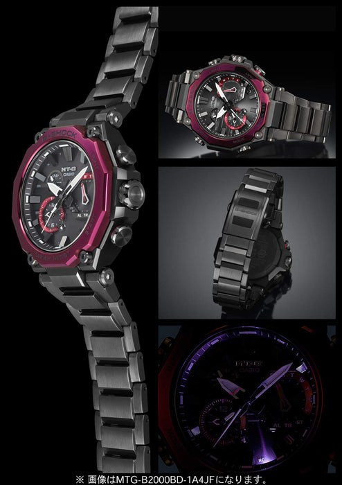 G-Shock Casio MTG-B2000B-1A2JF Men's Watch Gray Bluetooth Radio Solar Dual Core Guard