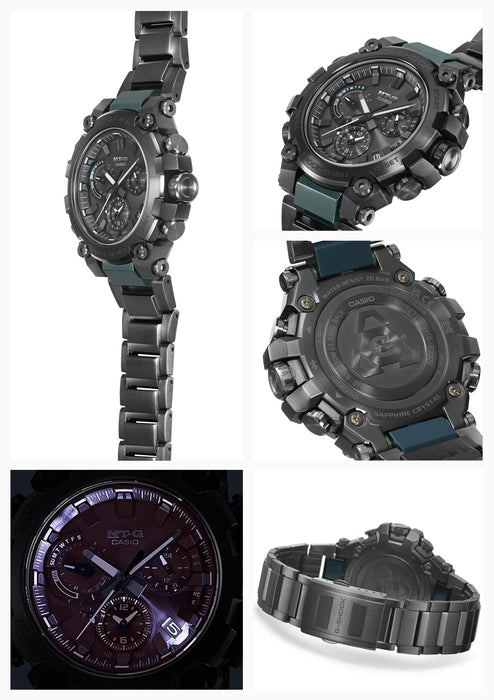 Casio G-Shock Solar Men's Watch MTG-B3000BD-1A2JF Black with Bluetooth Radio Genuine Domestic