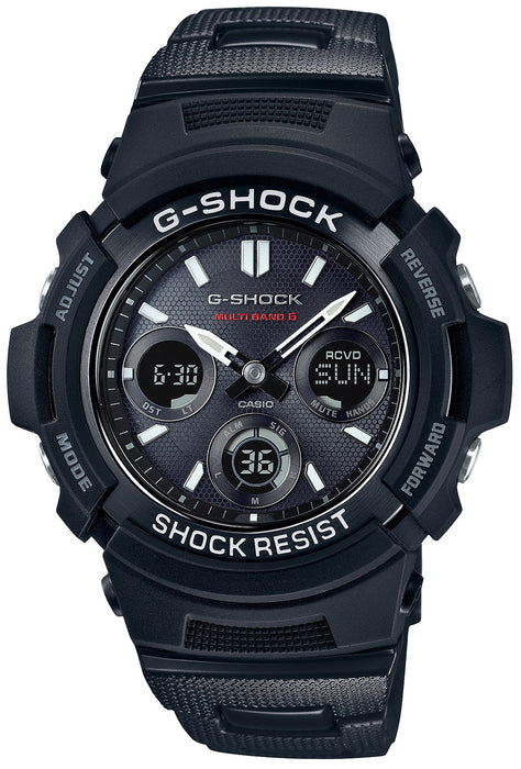 Casio G-Shock Awg-M100Sbc-1Ajf Radio Solar Watch - Genuine Domestic Product Black