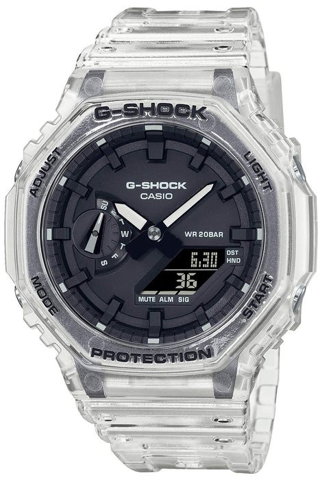 Casio G-Shock Men's Watch Skeleton Series GA-2100SKE-7AJF Clear - Genuine Domestic Product