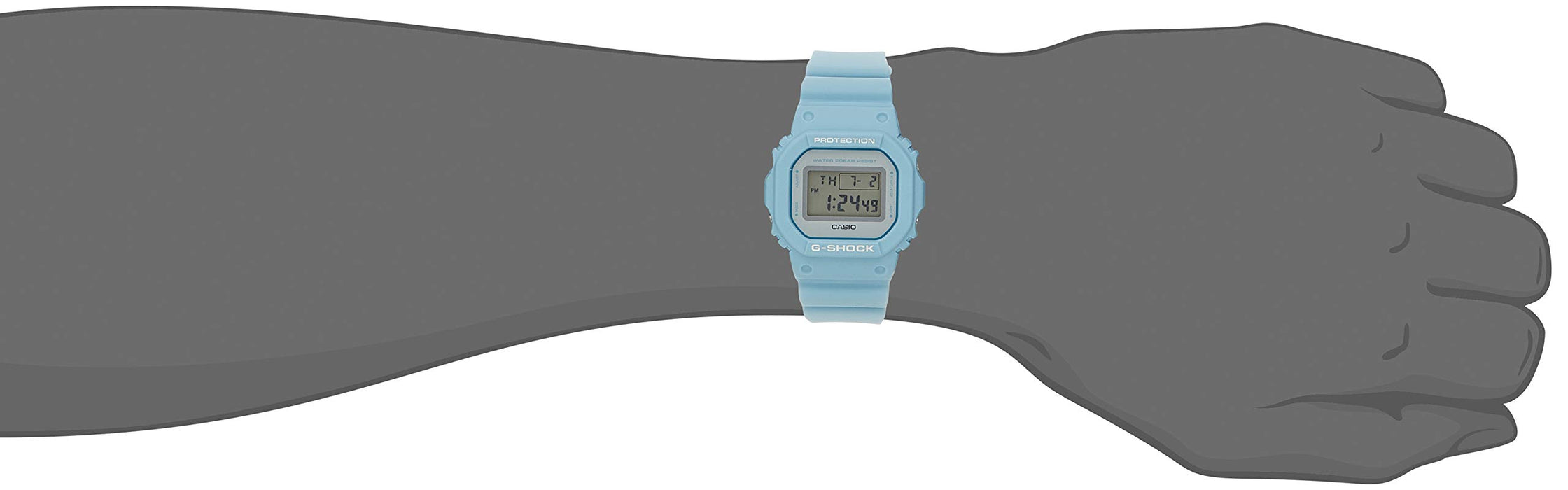 Casio G-Shock Men's Watch DW-5600SC-2JF Blue Domestic Genuine Product Spring Collar