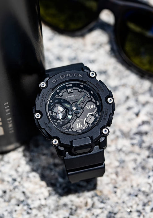 Casio G-Shock GA-2200BB-1AJF Men's Durable Black Watch