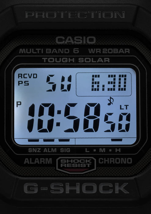Casio G-Shock GW-5000U-1JF Men's Black Watch - Durable and Stylish