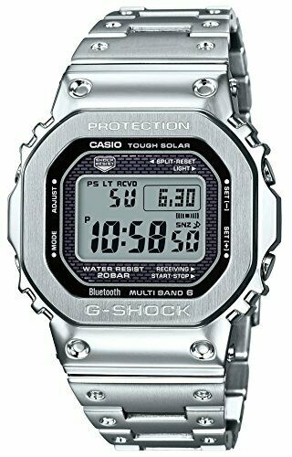 Casio Gmw-b5000d-1jf G-shock Bluetooth Watch Men's Silver Jp Model - Japan Figure