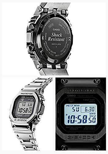 Casio Gmw-b5000d-1jf G-shock Bluetooth Watch Men's Silver Jp Model