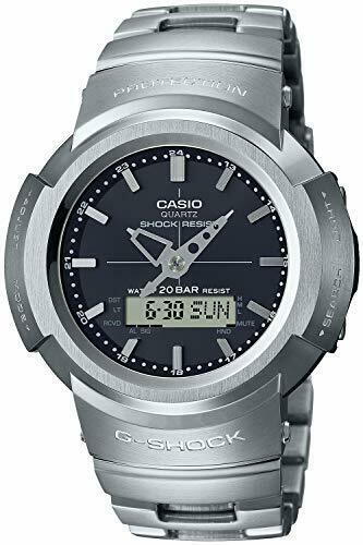 Casio G-shock Awm-500d-1ajf Solar Radio Men's Watch Multiband 6 In Box