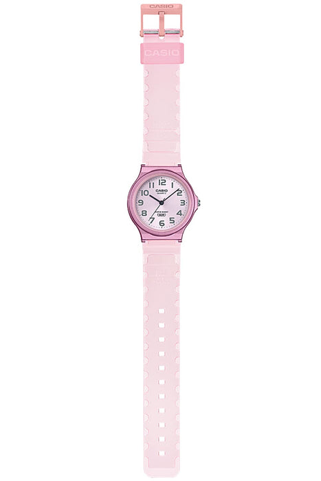 Casio MQ-24S-4BJF Unisex Clear Pink Watch