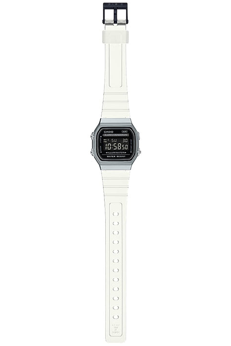 Casio A168Xes-1Bjf Unisex Skeleton X Black Watch