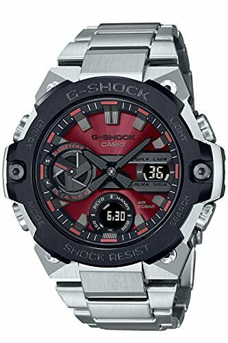 Casio Watch G-shock G-steel Carbon Core Guard Gst-b400ad-1a4jf Men's Silver - Japan Figure