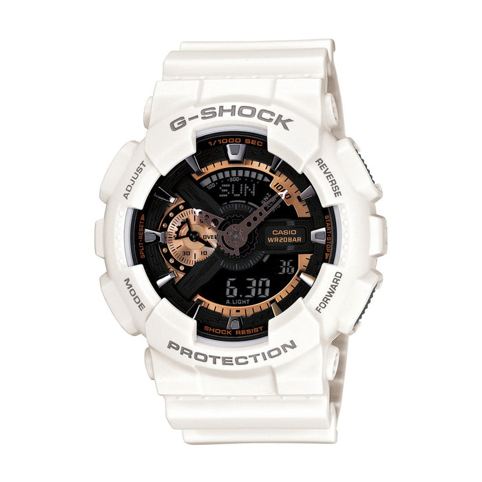 Casio G-Shock White Watch Rose Gold Series GA-110RG-7AJF