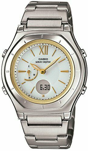 Casio Wave Ceptor Lwa-m160d-7a2jf Solor Radio Women's Watch Multiband