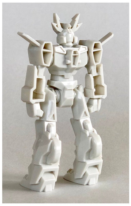 Cavico Models Mini Xine White Color Japanese 3D Robots Non-Scale Figure Toys