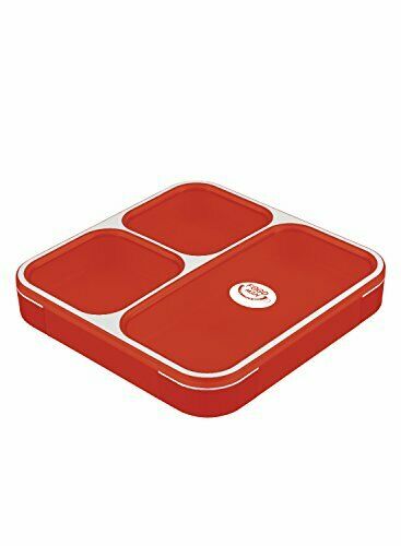 Cb Japan Foodman Thin Lunch Box 800ml Clear Red - Japan Figure