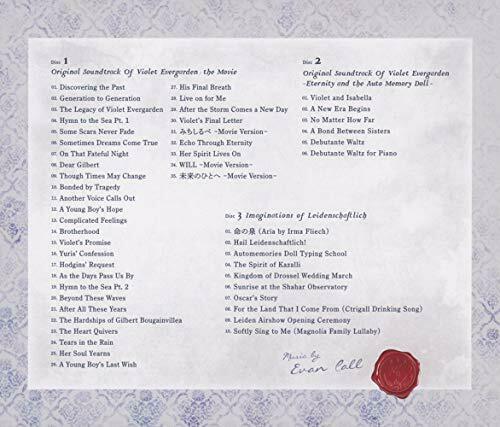 Cd Movie Violet Evergarden Original Soundtrack Echo Through Eternity