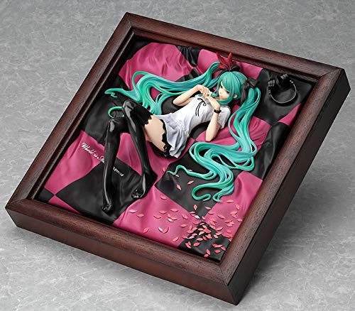 Good Smile Company Supercell Feat Miku Hatsune World Is Mine, brauner Rahmen, japanisches Modellspielzeug