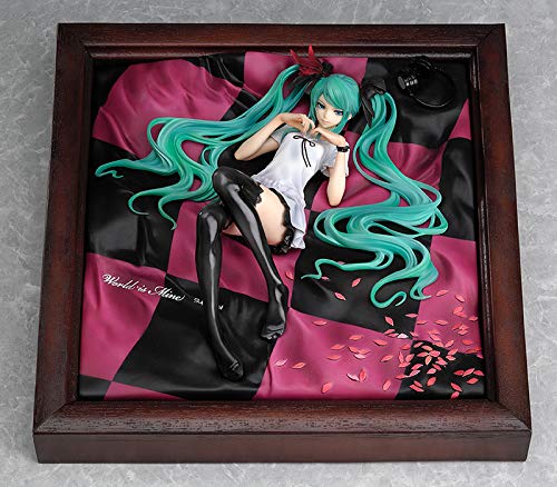 Good Smile Company Supercell Feat Miku Hatsune World Is Mine, brauner Rahmen, japanisches Modellspielzeug