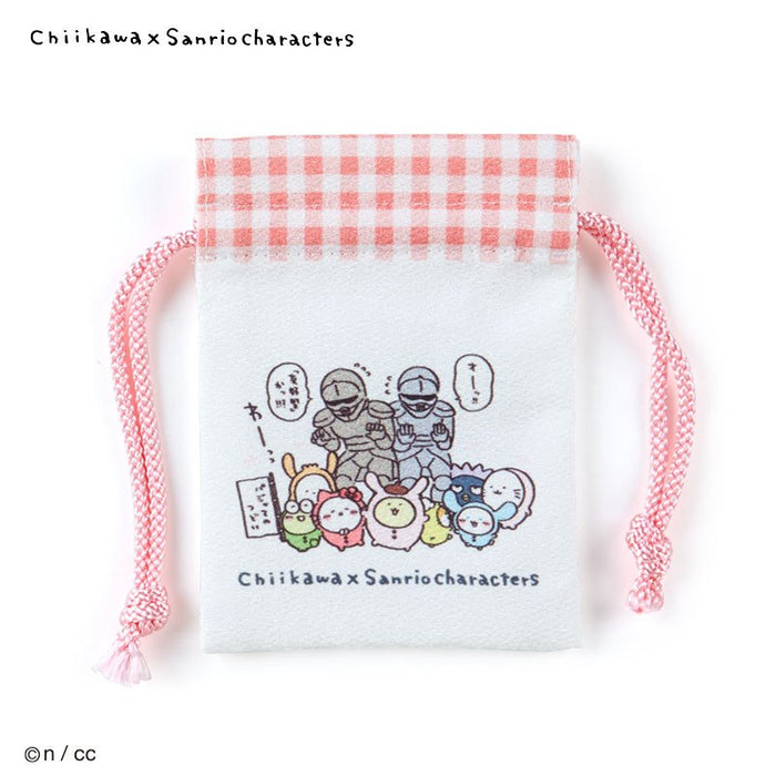 Chiikawa X Sanrio Characters Mame Purse (Pajamas Gathering)