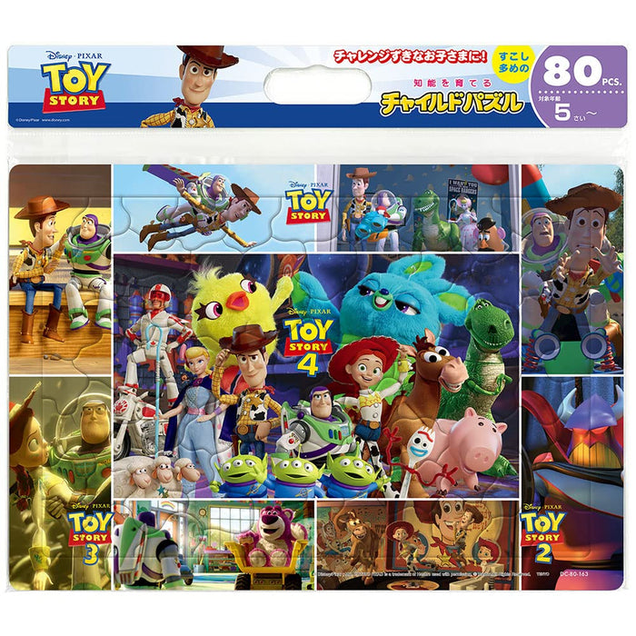 TENYO Dc80-163 Puzzle Disney Toy Story Szenen 80 Teile Kinderpuzzle