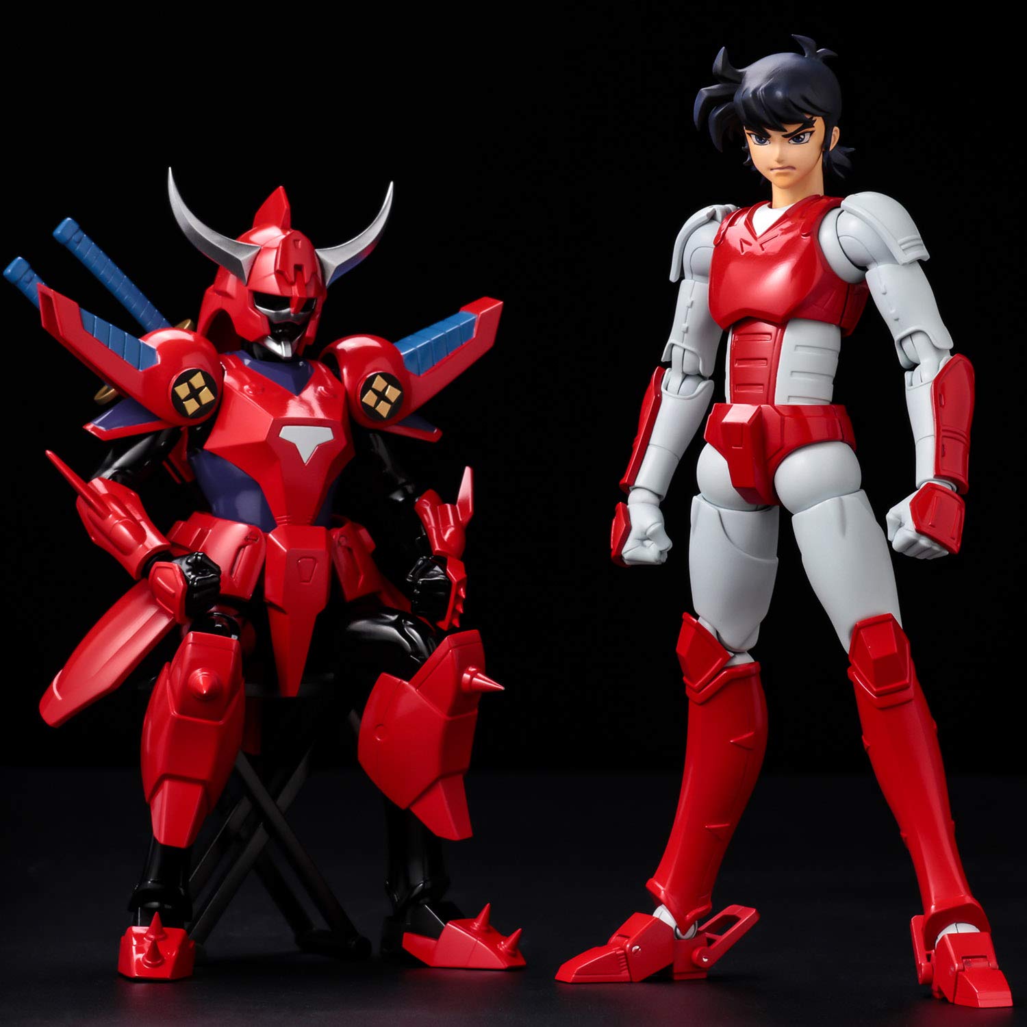 Chodan Movable Gaiden Samurai Trooper Rekka No Ryo (Resale) Non-Scale Abs Pvc Pre-Painted Action Figure 4571335887353- Japan Figure Store - #1 Bring To You The Best Japanese Goods