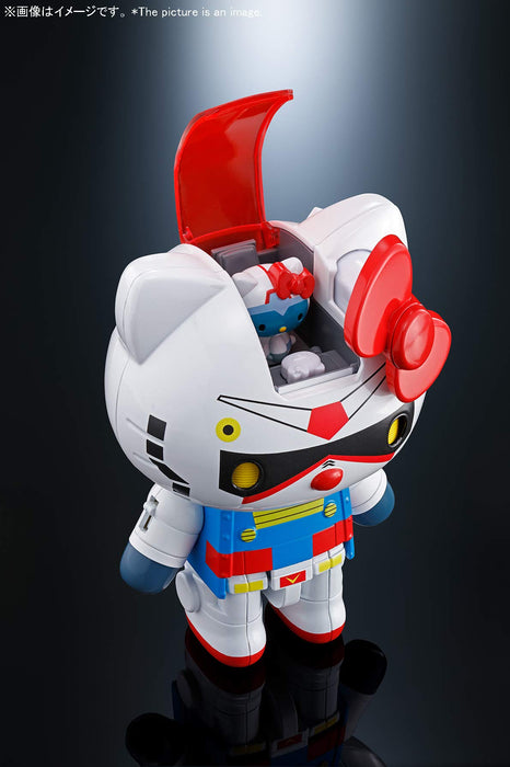 Chogokin Gundam Hello Kitty Die-Cast Abs-Painted Action Figure