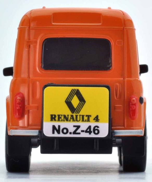 TOMYTEC Z-46A Choro Q Zero Renault 4 Fourgonette Orange