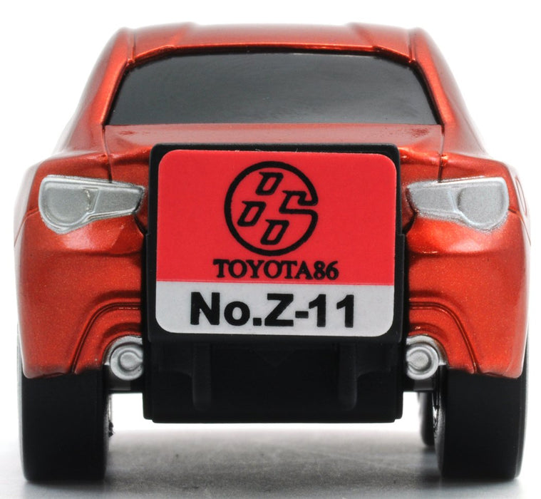 Tomytec Choroq Zero Z-11D Toyota 86 Spielzeugauto in leuchtendem Orange