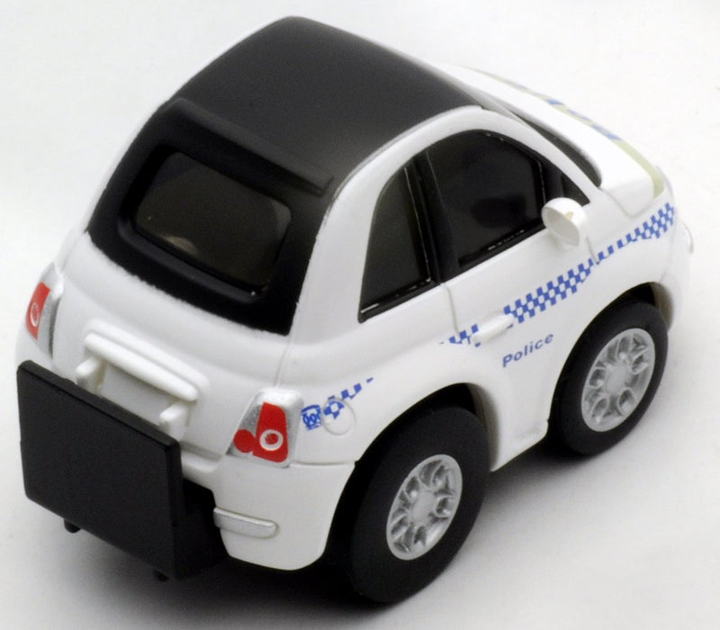 Tomytec Choroq Zero Z-29C Fiat 500C - Premium Detail Police Car Model