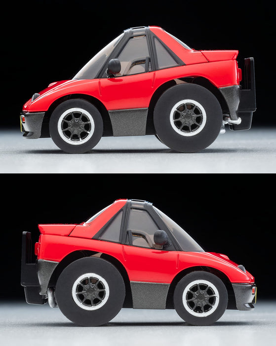 Tomytec Choroq Zero Z-80A Autozam Az-1 Finished Product in Red and Gray