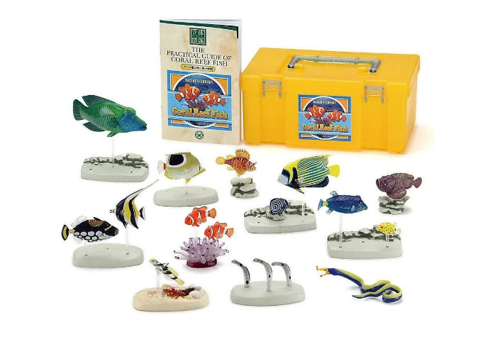 Colorata Real Figure Box Set 15 Pcs Coral Reef Fish PVC from Japan Figure