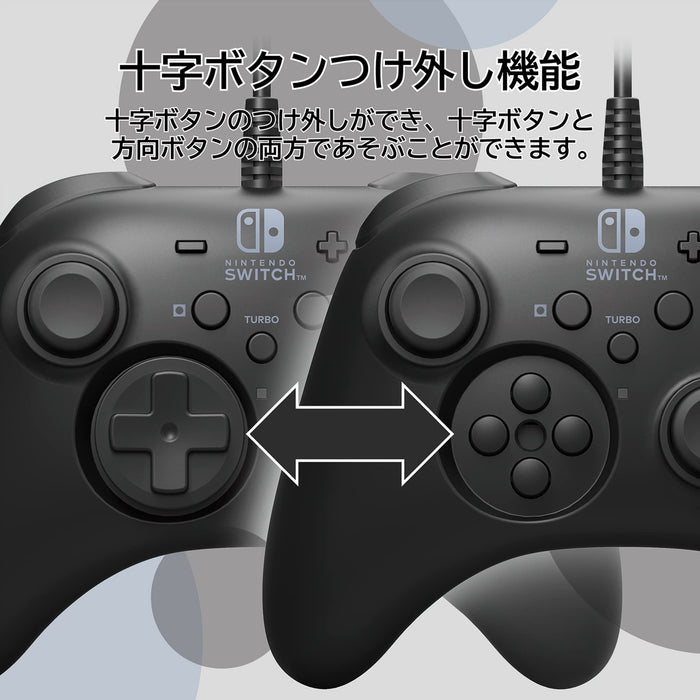 HORI HORI pad Controller Pad Black For Nintendo Switch
