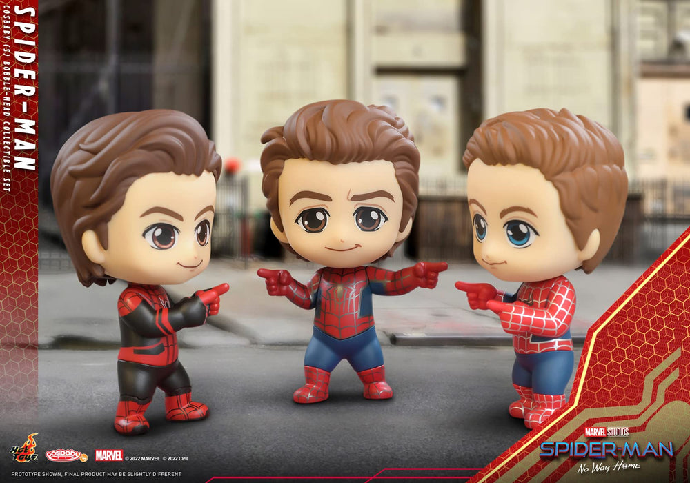 Hot Toys Japan Cosbaby Spider-Man No Way Home Set Of 3 Non-Scale Figures