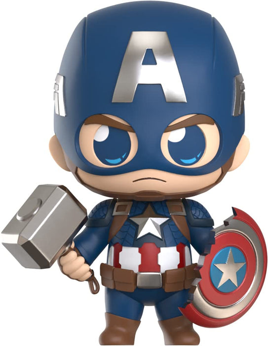 Cosbi Marvel Collection Movie Avengers/Endgame Captain America #010 Non-Scale Figure Blue Height Approx. 8Cm Cbx039