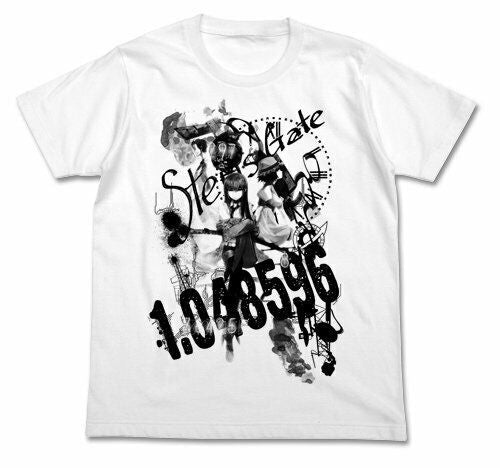 Cospa-Krüge; Gate Stein's Gate Collage T-Shirt Weiß Größe L 4701-970